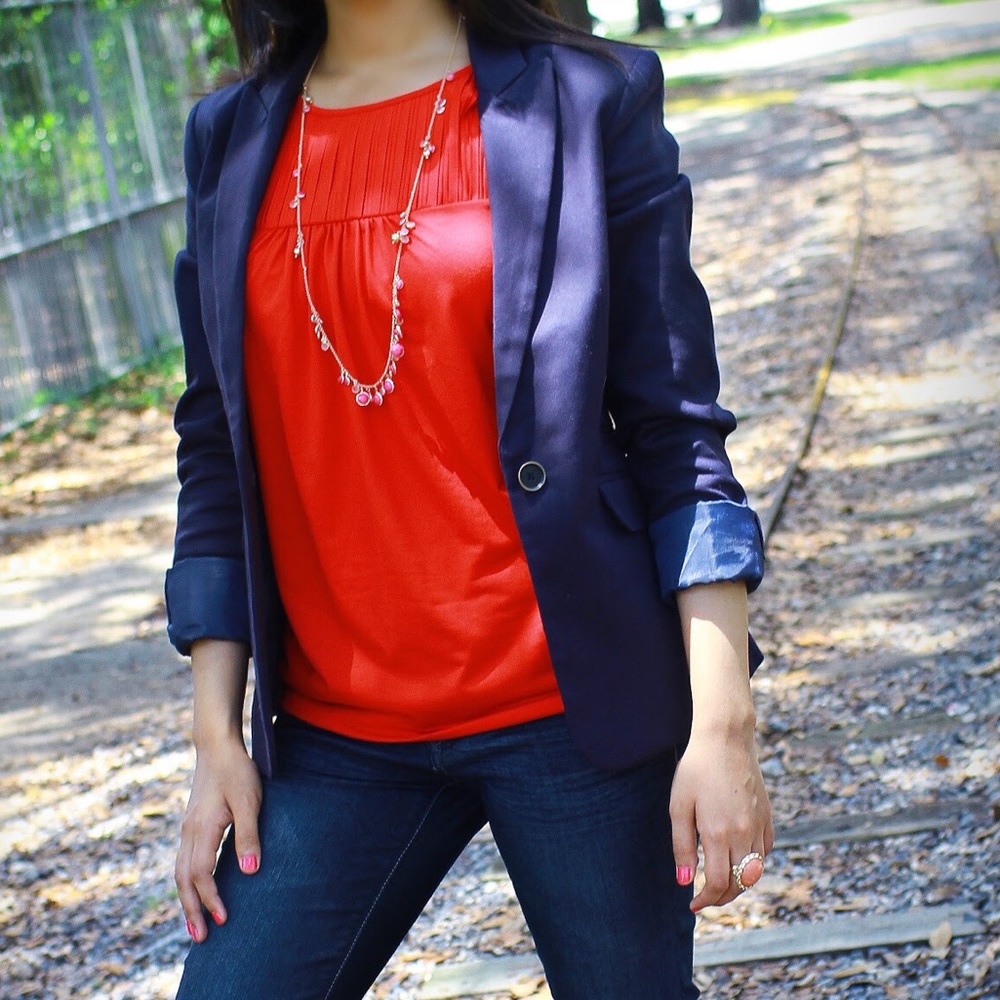 Navy Blue Forever 21 blazer
